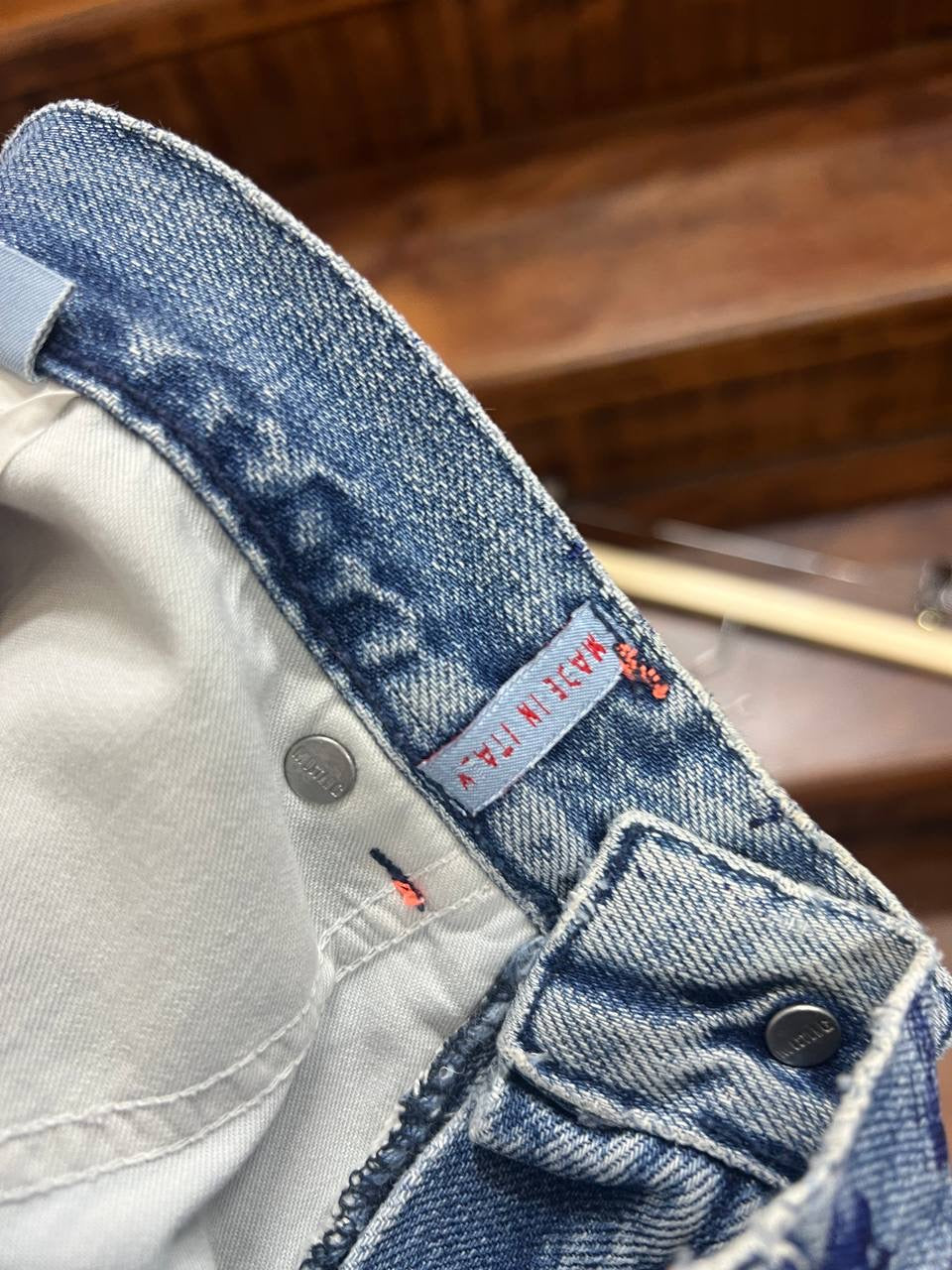 AW97 W&LT Walter Van Beirendonck Pen Scribble Denim