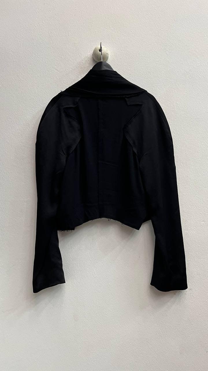 Haider Ackermann Asymmetrical Cropped Blazer