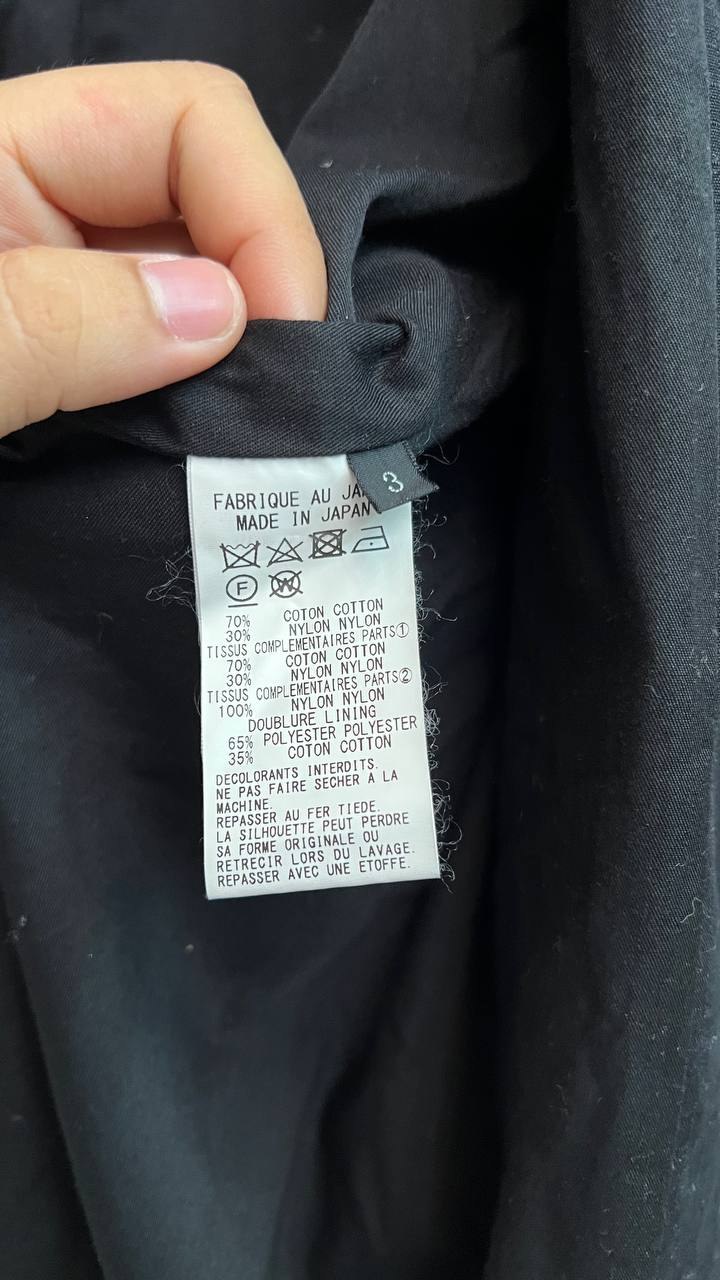 FW21 Yohji Yamamoto GroundY Military Long Coat
