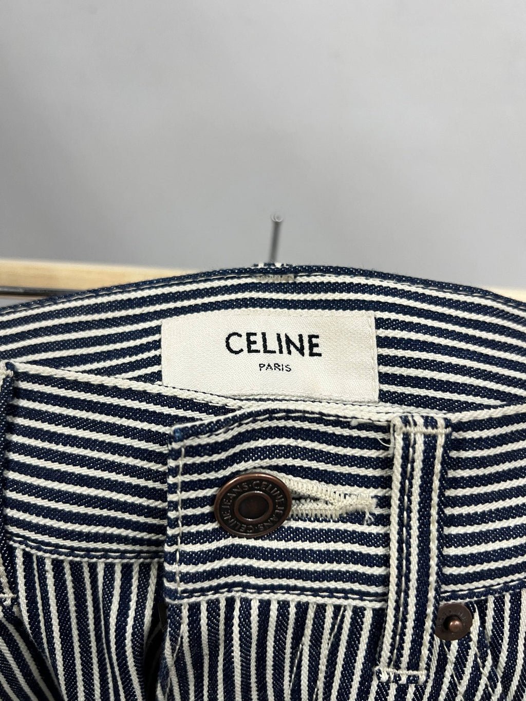 SS20 Celine Hickory Stripe Serge Denim