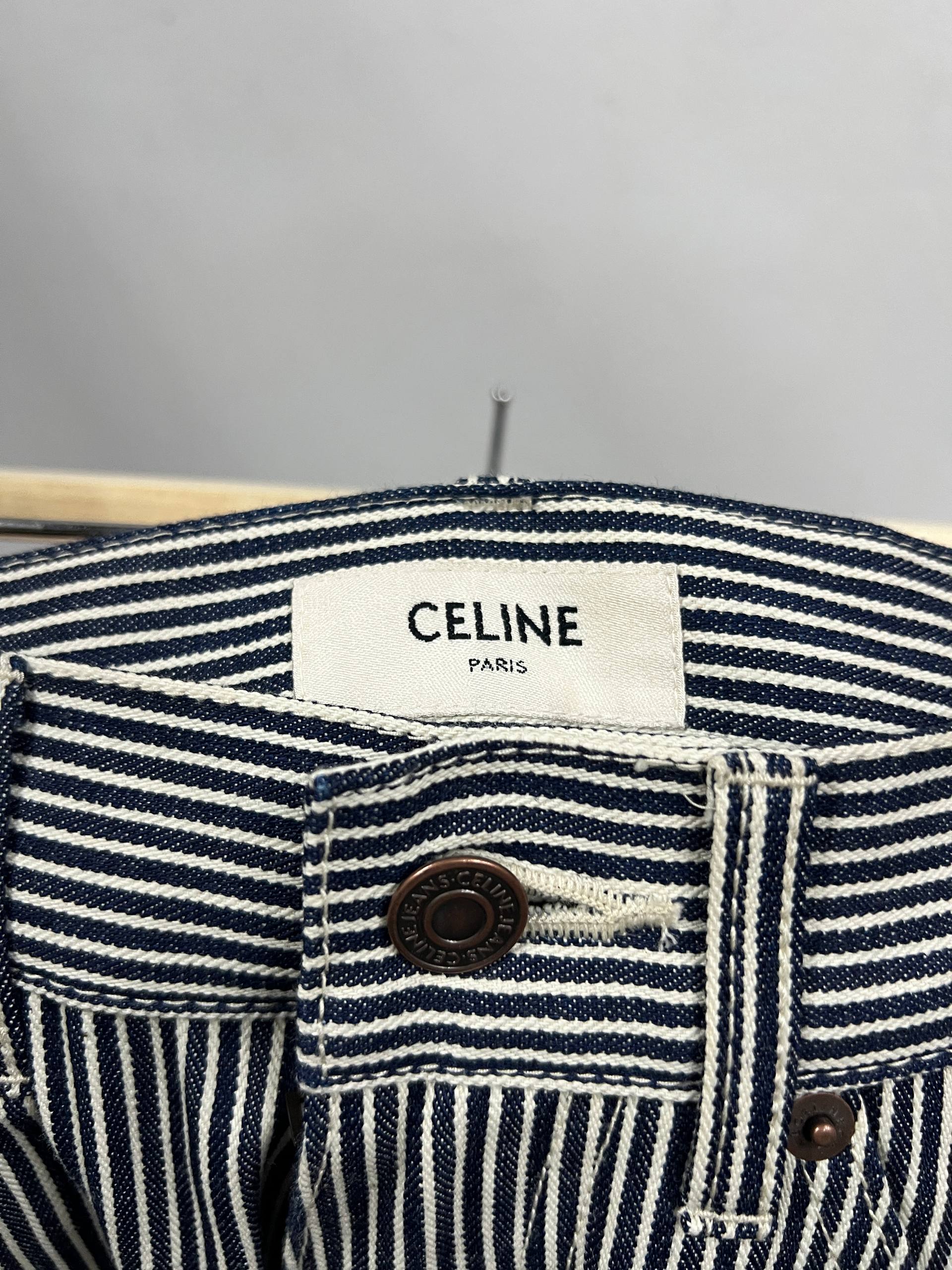 SS20 Celine Hickory Stripe Serge Denim
