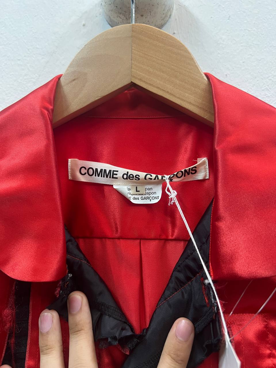 AW18 Comme Des Garcons Frill Distressed Shirt