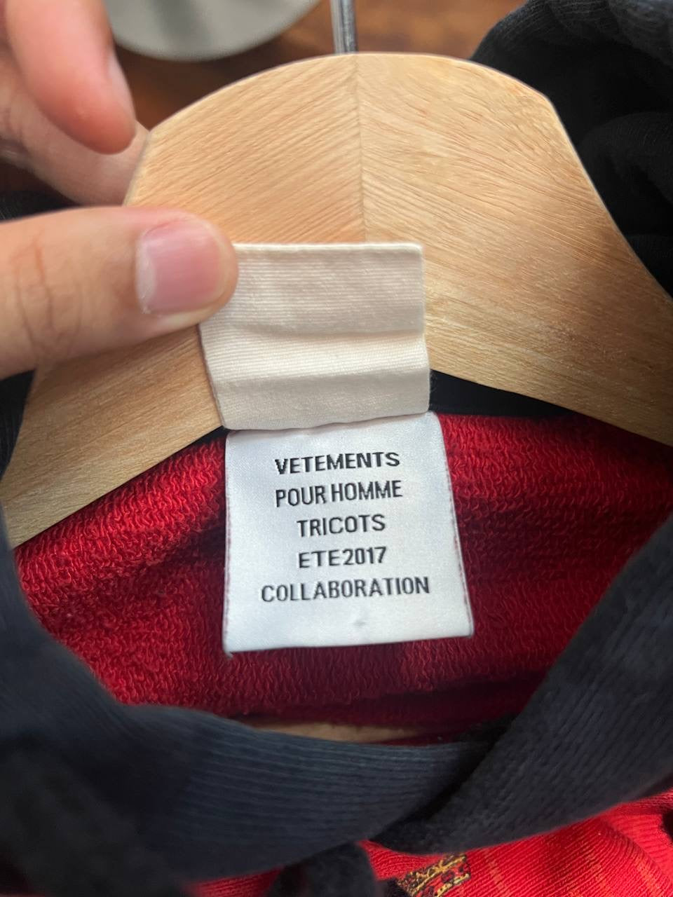 SS17 Vetements x Champion Antwerpen Hoodie