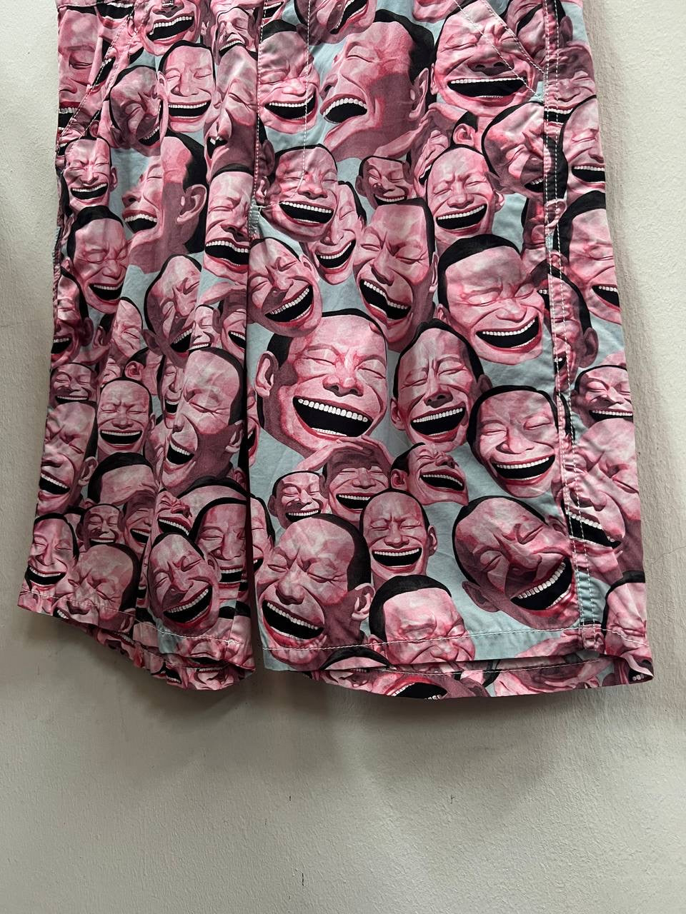 SS21 Comme Des Garcons Shirt x Yue Minjun “Laughing Man” Shorts