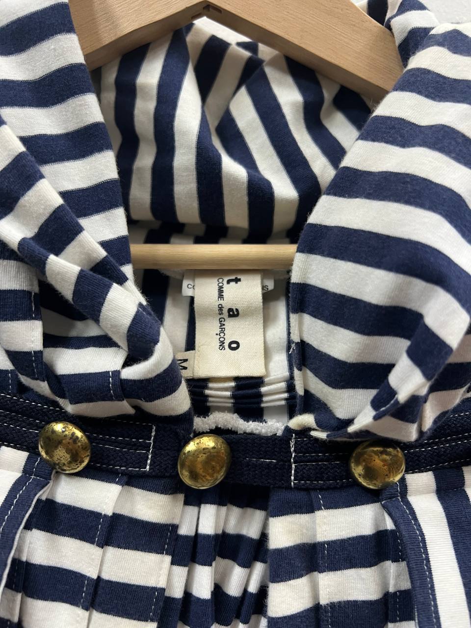 SS09 Tao Comme des Garçons Stripe Gathered Bolero