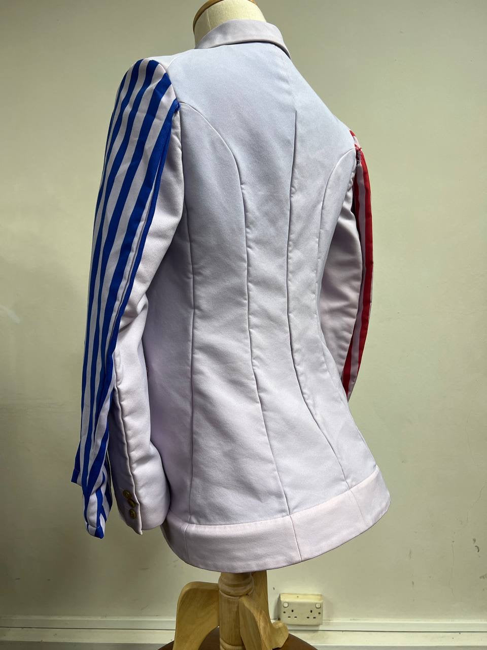 SS23 Comme Des Garcons Homme Plus “Another Kind Of Punk” 4 Sleeve Boned Hem Jester Jacket