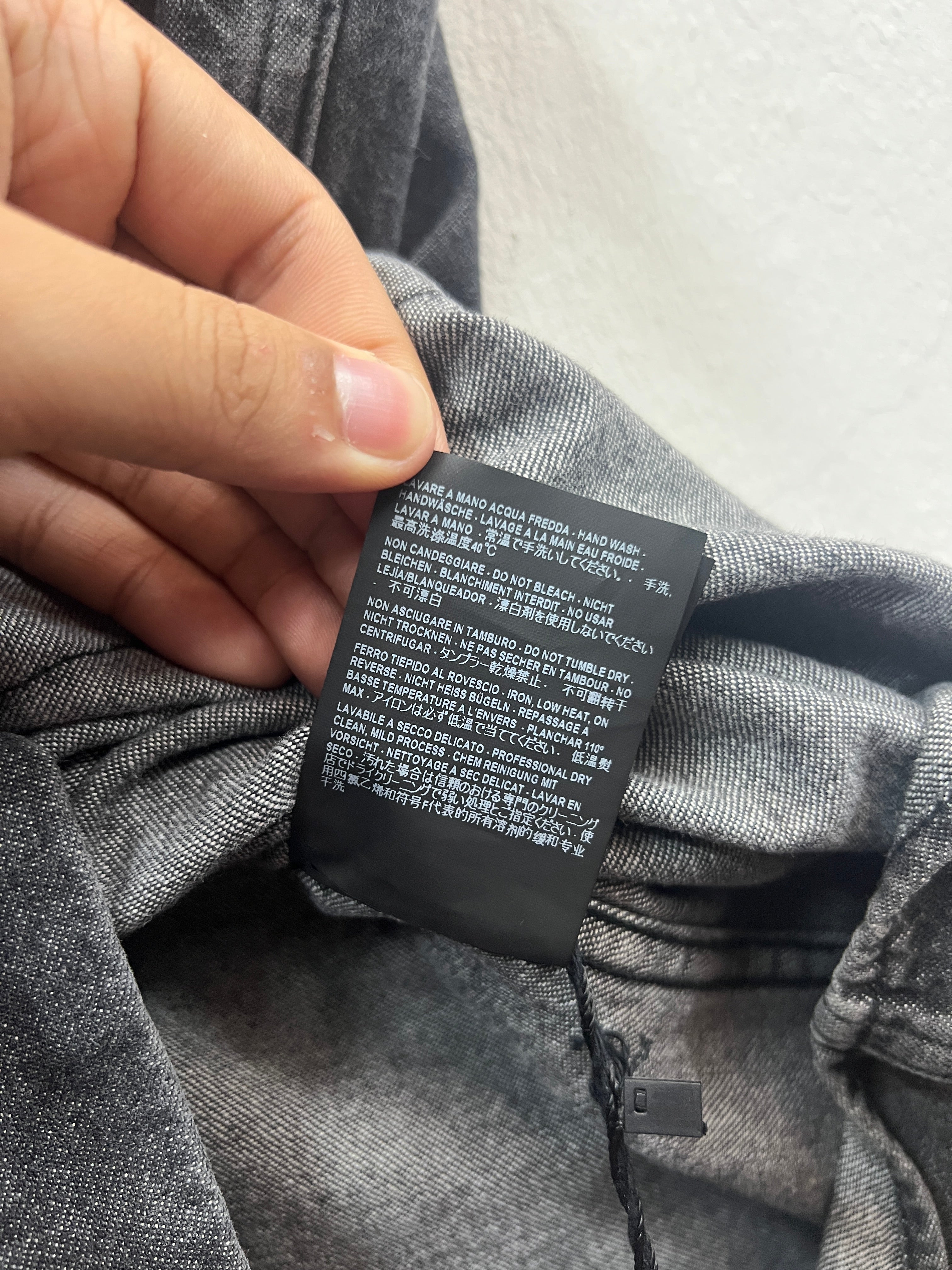 SS18 Balenciaga Europe Distressed Denim Vest