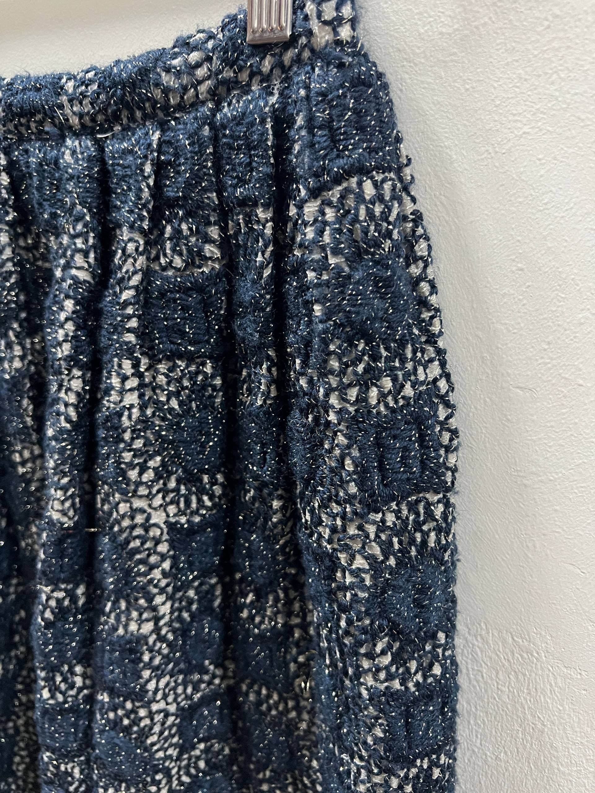 AW95 Comme Des Garcons “Sweeter Than Sweet” Floral Applique Skirt