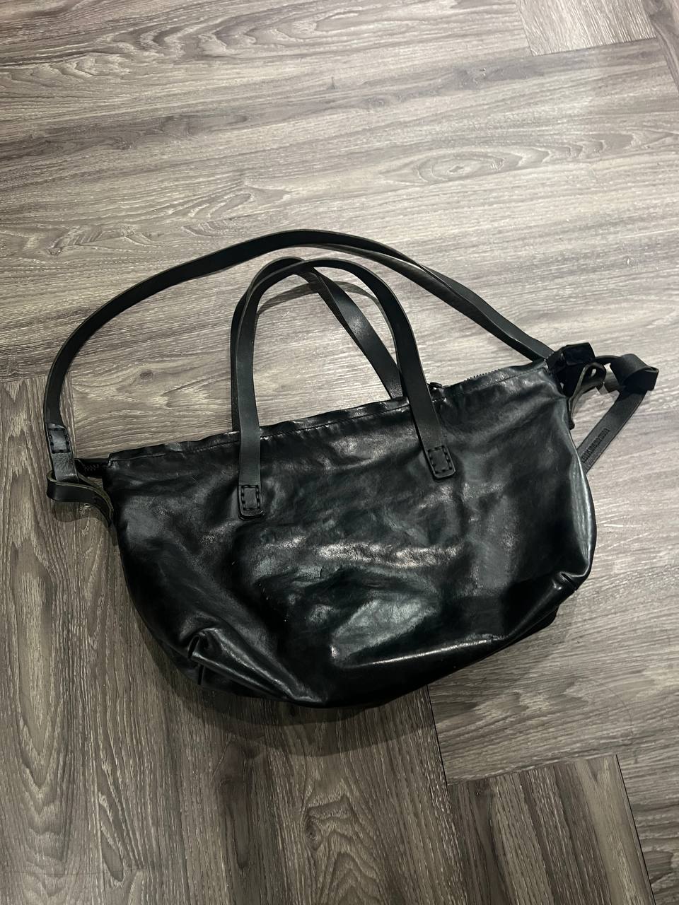 SS13 Boris Bidjan Saberi 24H V1 Weekender Horse Leather Two-way Bag