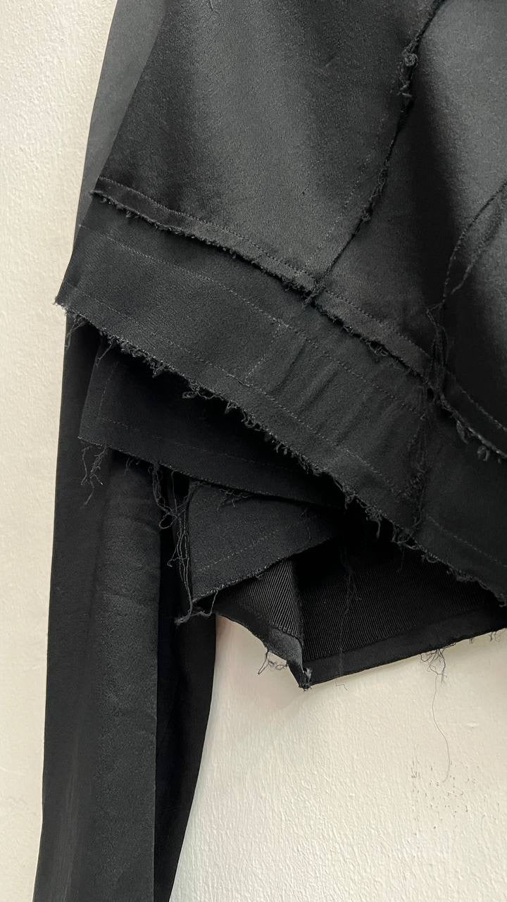 Haider Ackermann Asymmetrical Cropped Blazer