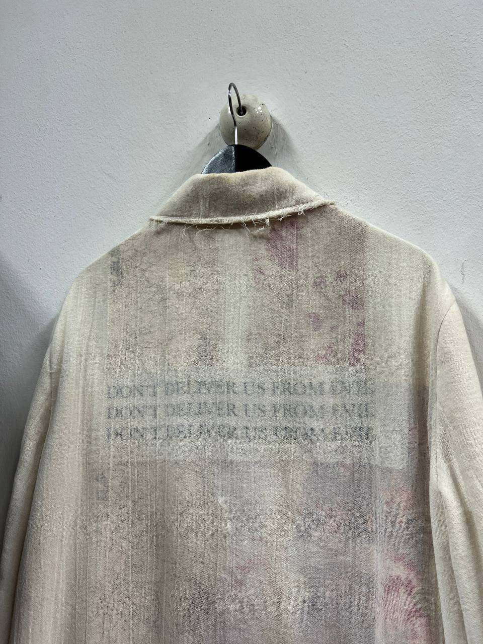 SS18 Hyein Seo “Don’t Deliver Us from Evil” Linen Layered Long Coat