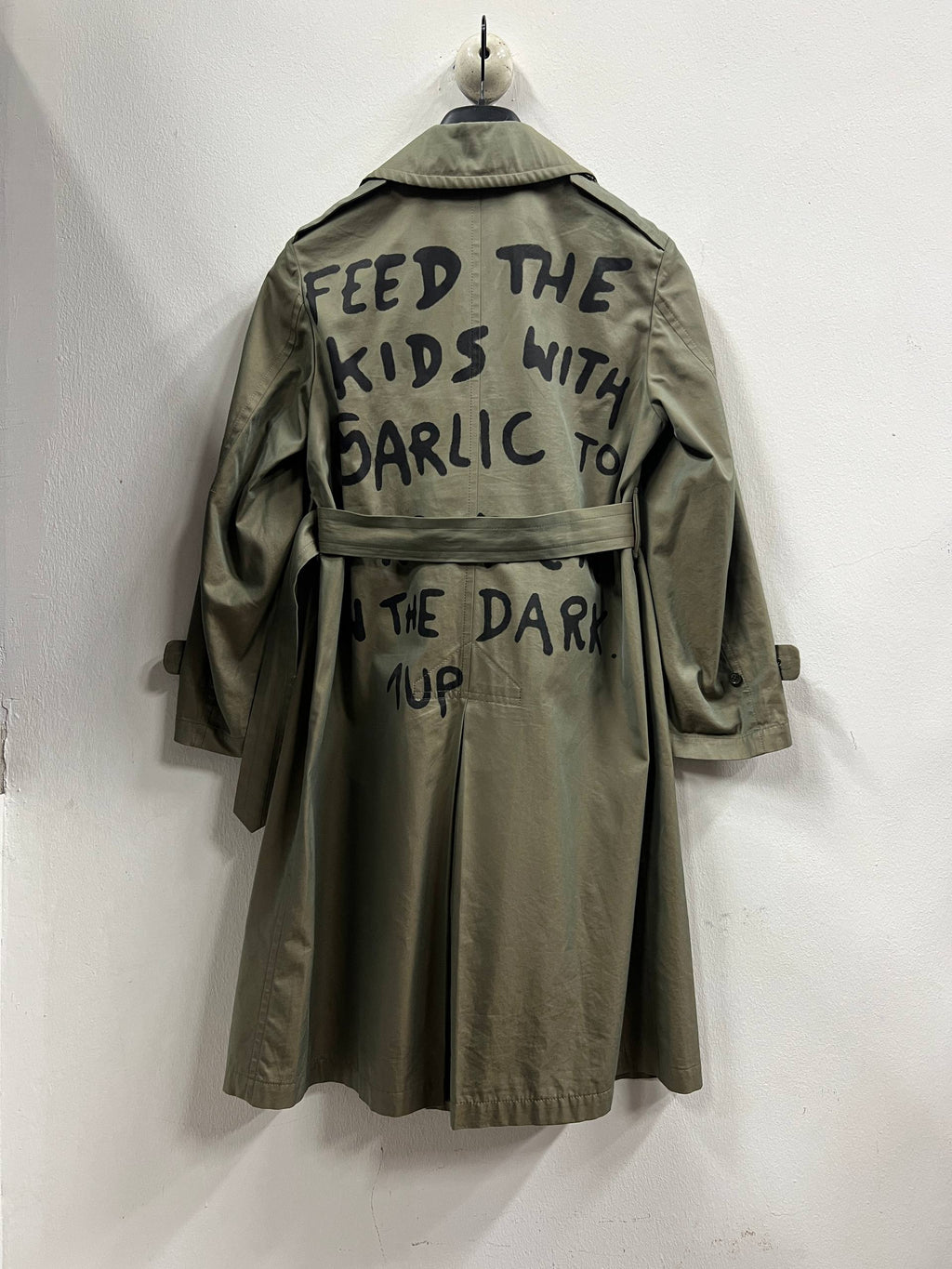 SS17 Junya Watanabe x 1UP Graffiti Trench Coat