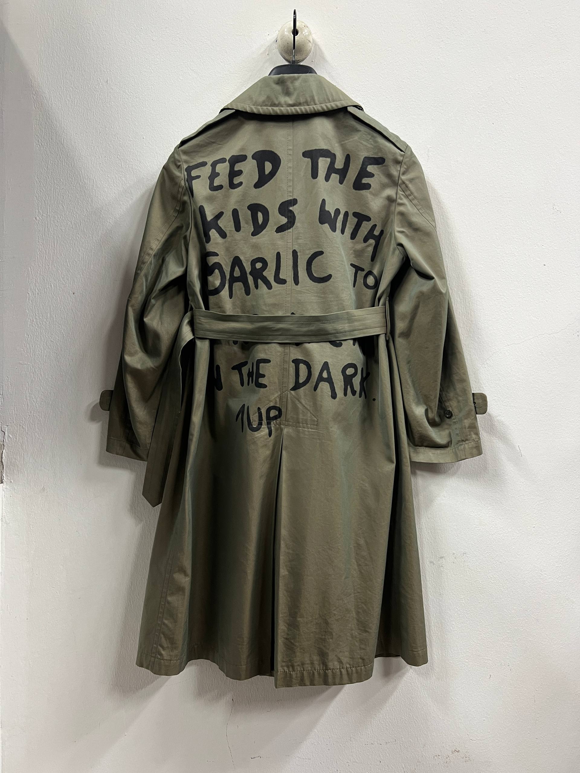 SS17 Junya Watanabe x 1UP Graffiti Trench Coat