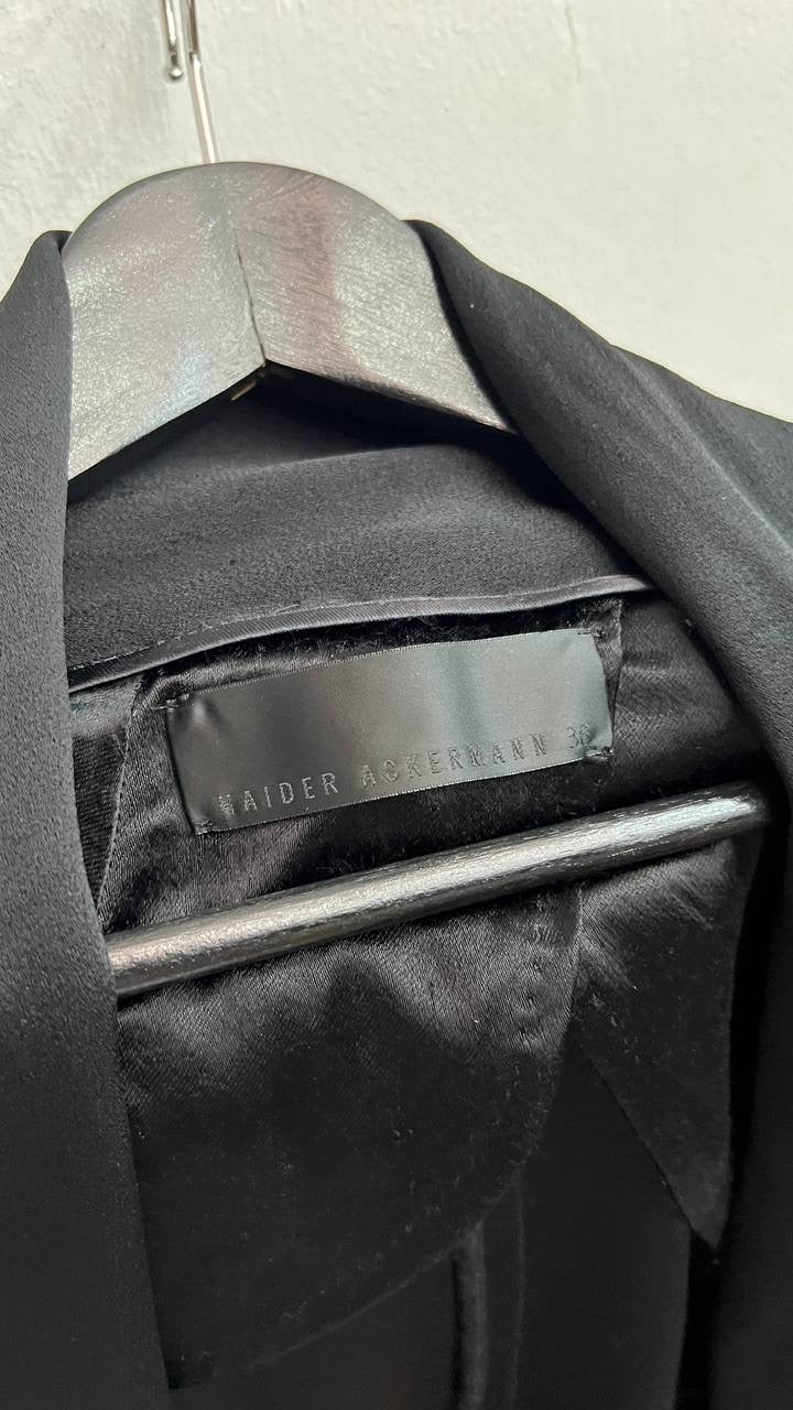 Haider Ackermann Asymmetrical Cropped Blazer