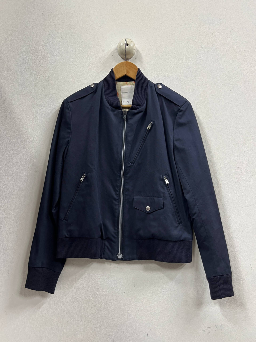 SS00 Number Nine “Extra Heavy” Lambretta 3 Zip Biker Jacket