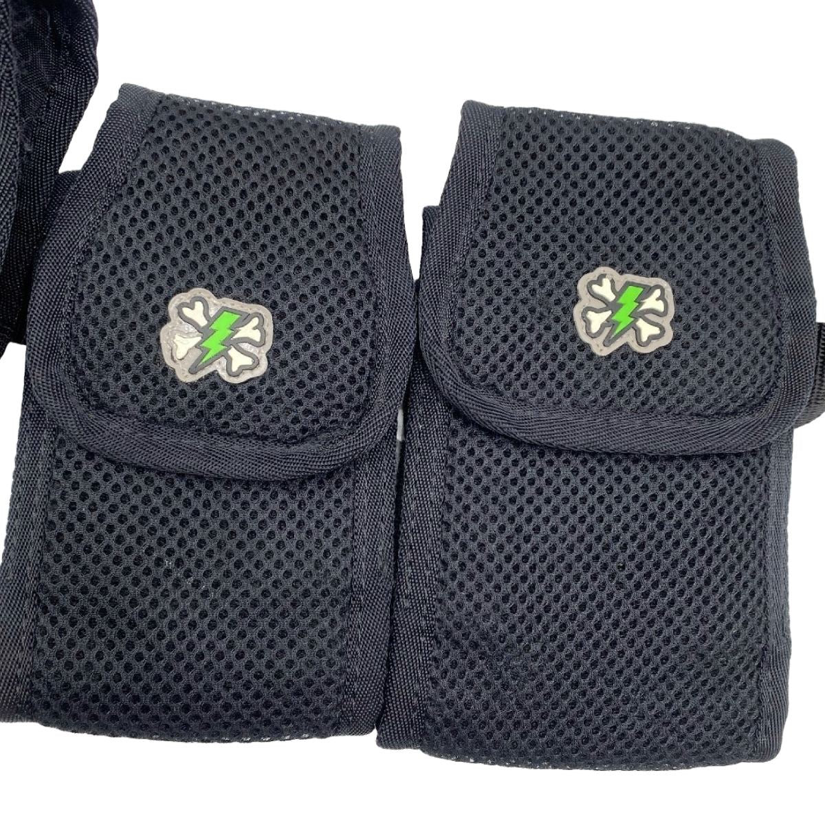 SS01 Undercover Interlocking Panels Black Utility Bandolier Belt