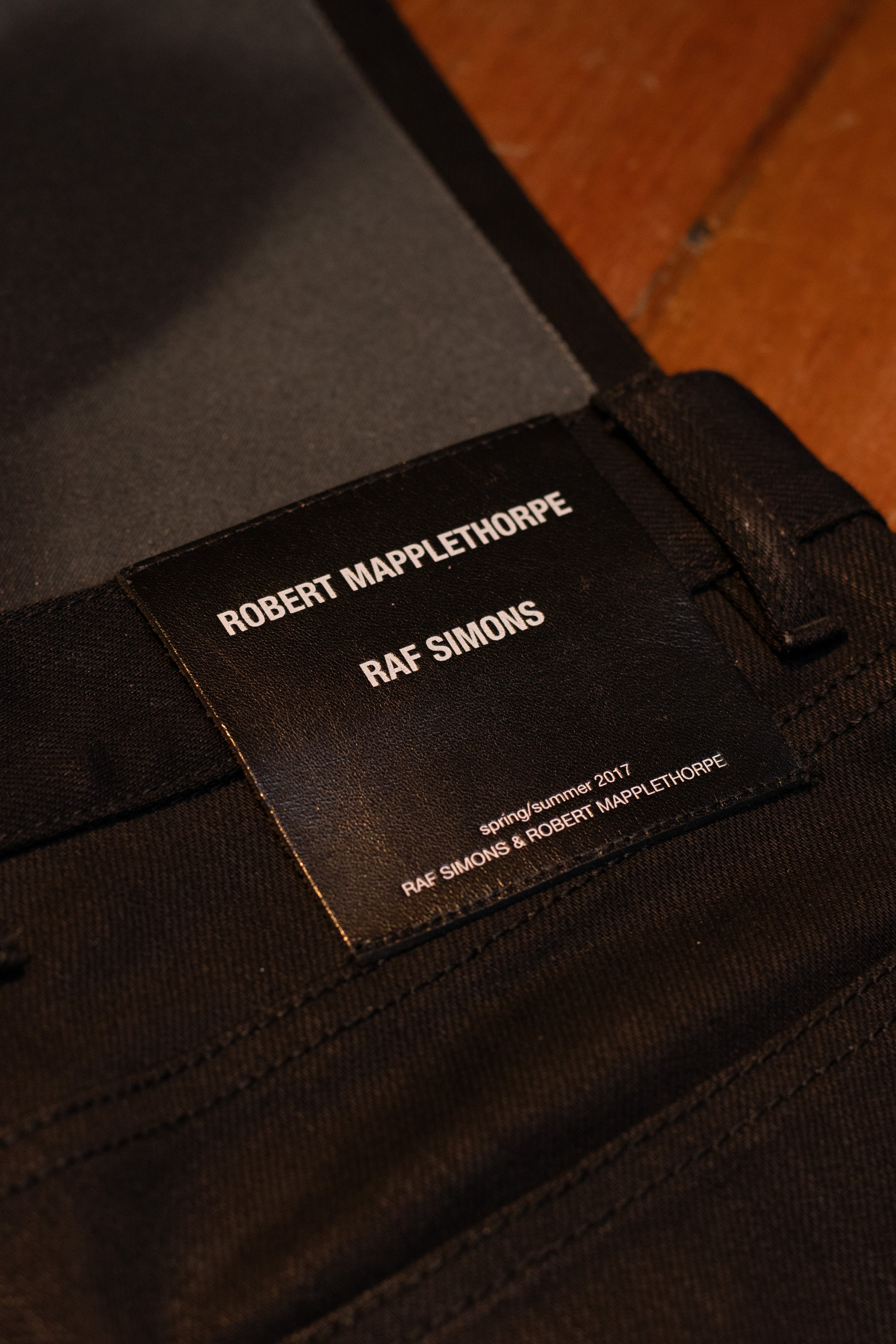 SS17 Raf Simons & Robert Mapplethorpe 'Pictures' Apron Denim