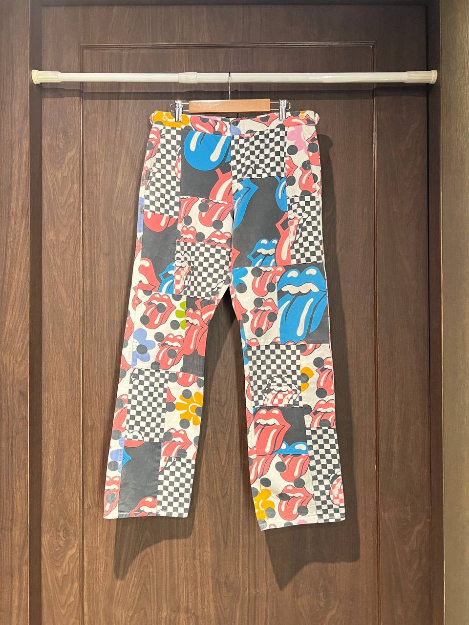 SS06 Comme Des Garçons Homme Plus x The Rolling Stones Patchwork Pants