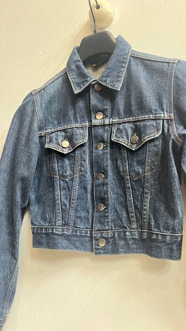 Comme Des Garçons Cropped Denim Jacket