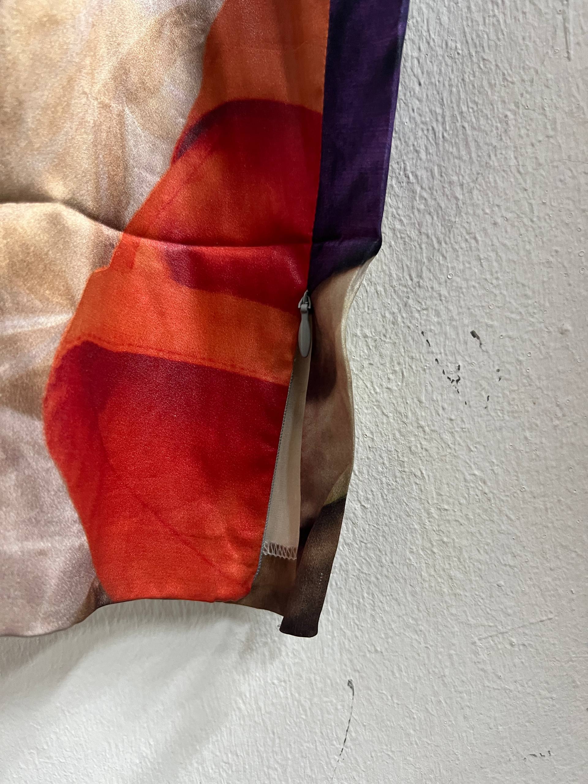 SS13 Chalayan Trash Print Backzip Pants