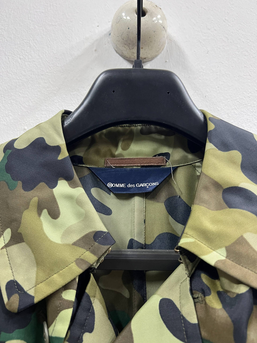 SS98 Comme Des Garcons Aoyama Exclusive Camo Trench Coat