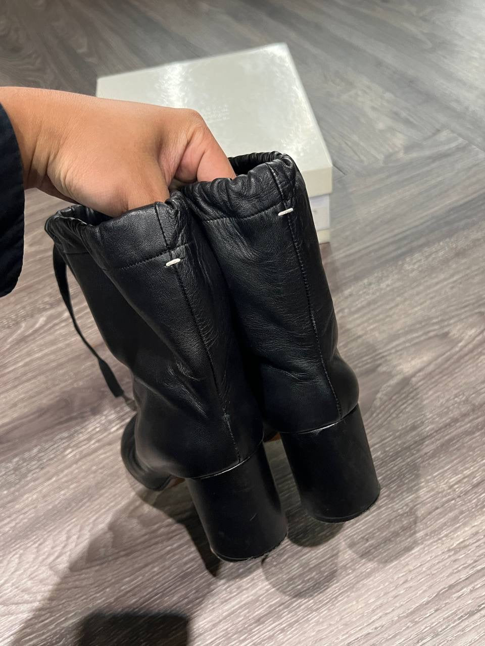 AW17 Maison Margiela Drawstring Balloon Tabi Boots