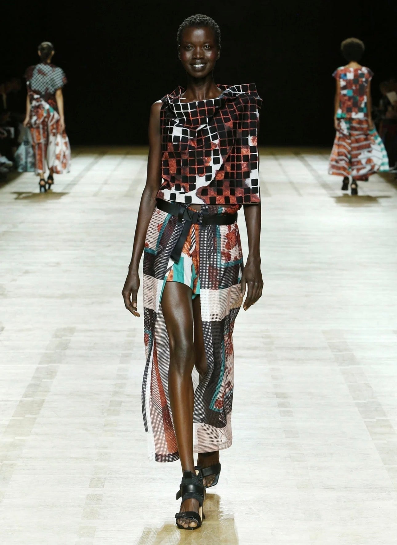 SAMPLE SS18 Issey Miyake Spectrum Wrap Shorts