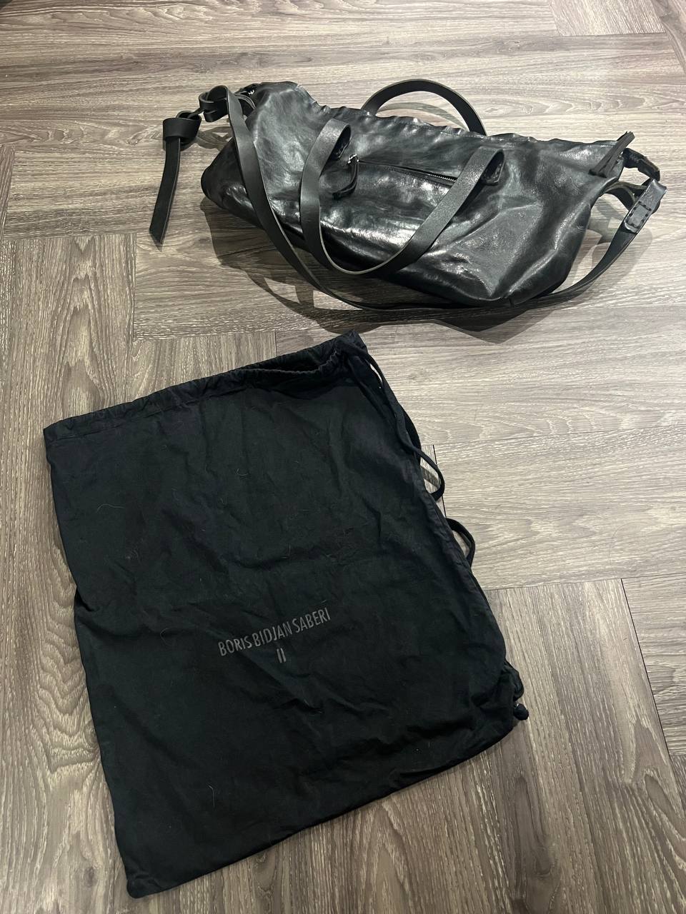 SS13 Boris Bidjan Saberi 24H V1 Weekender Horse Leather Two-way Bag