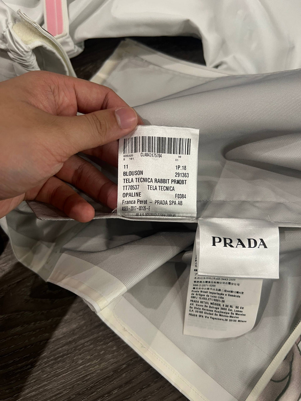Resort 2018 Prada x James Jean Funnel Neck Rabbit Jacket