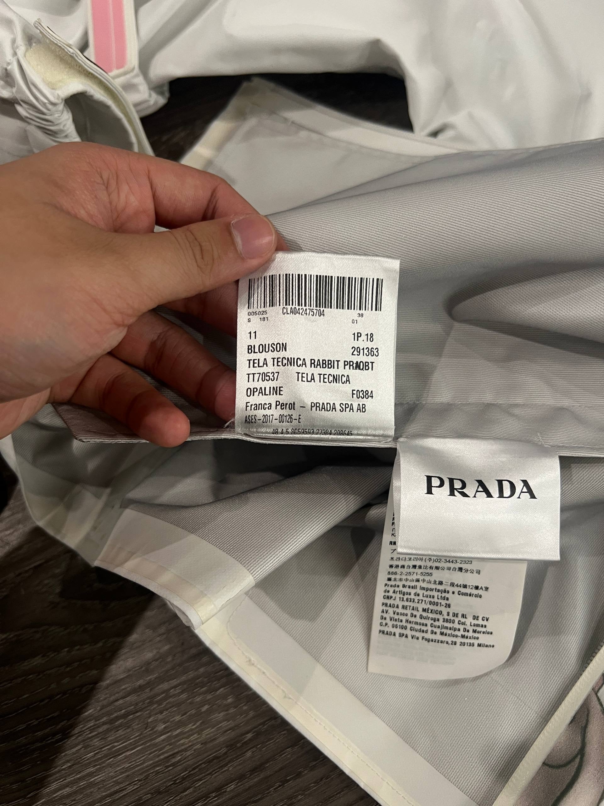 Resort 2018 Prada x James Jean Funnel Neck Rabbit Jacket
