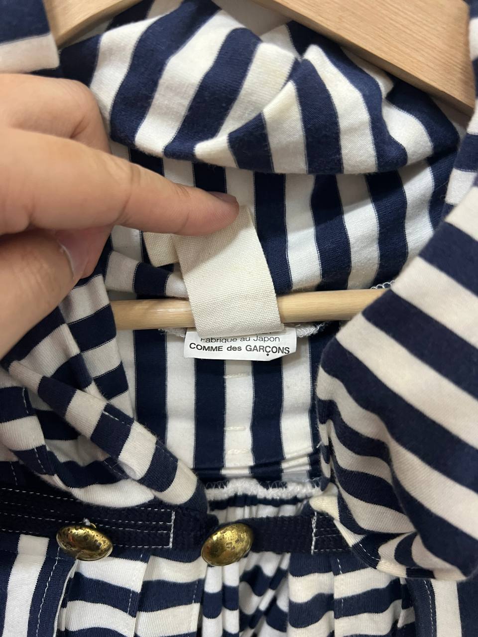 SS09 Tao Comme des Garçons Stripe Gathered Bolero