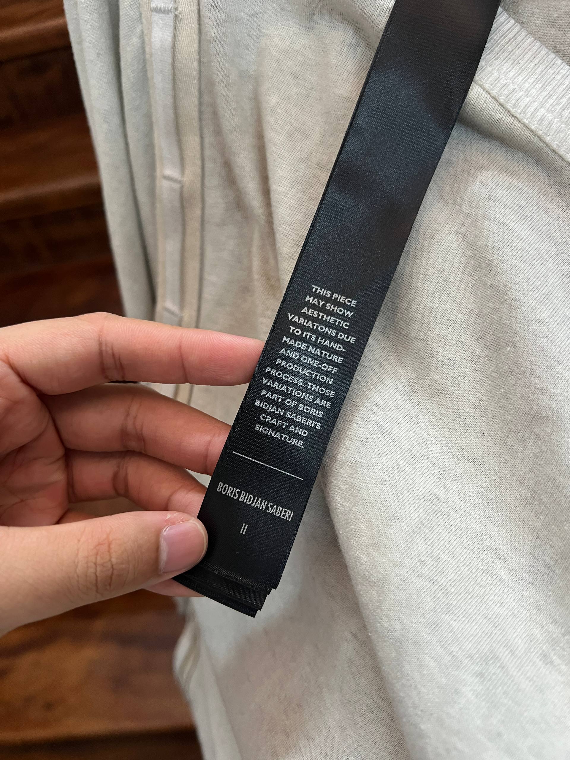 AW24 Boris Bidjan Saberi Paneled Strap Long Sleeve Shirt
