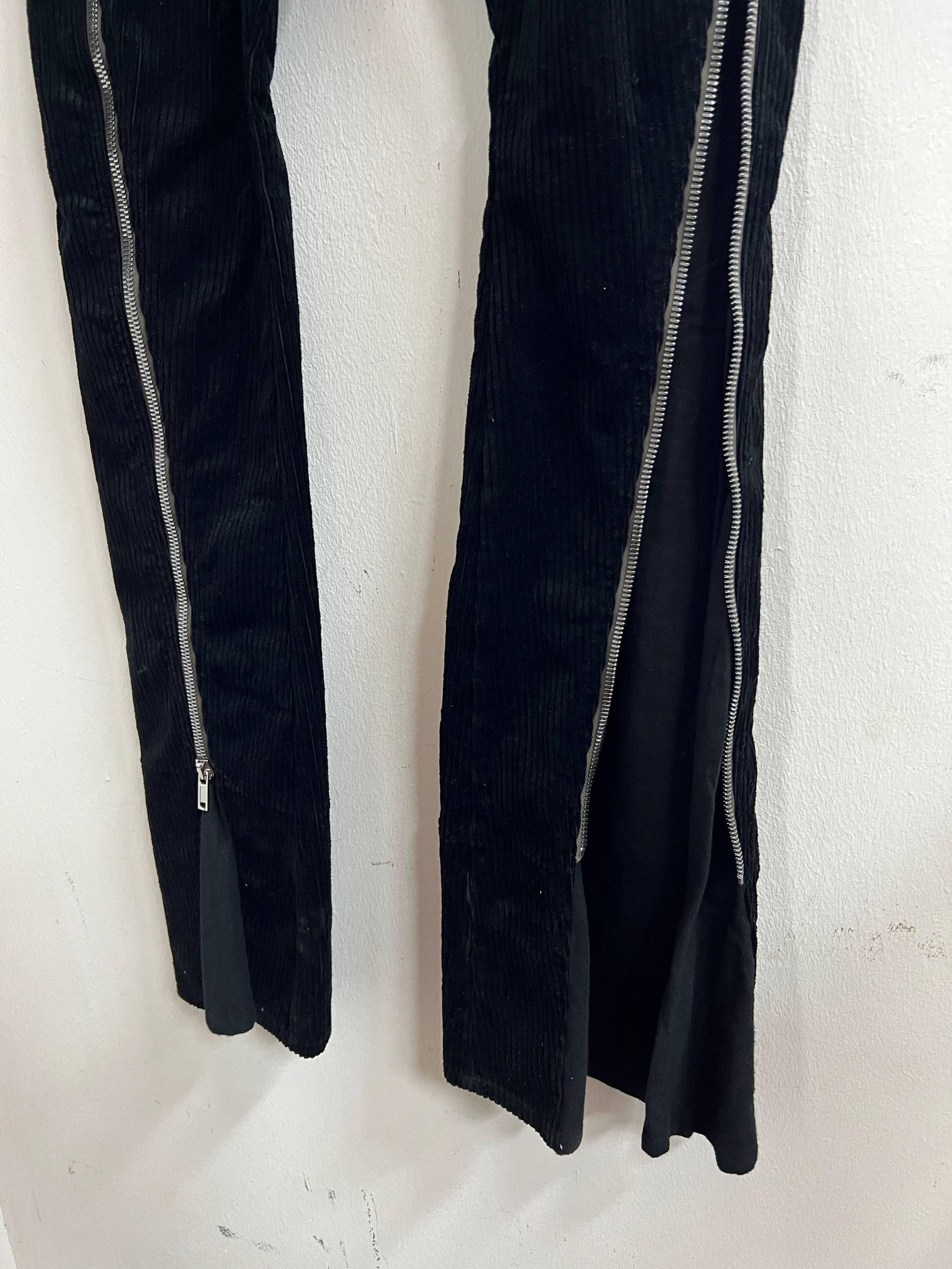 AW22 Rick Owens "Strobe" Corduroy Bolan Banana Cut Pants