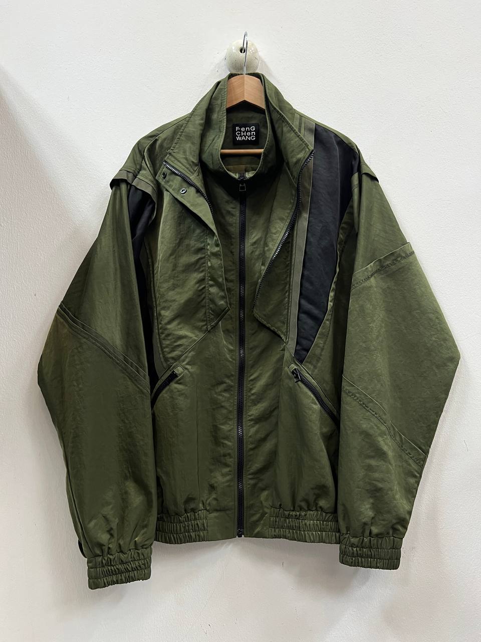 AW20 Feng Chen Wang Panelled Nylon Jacket