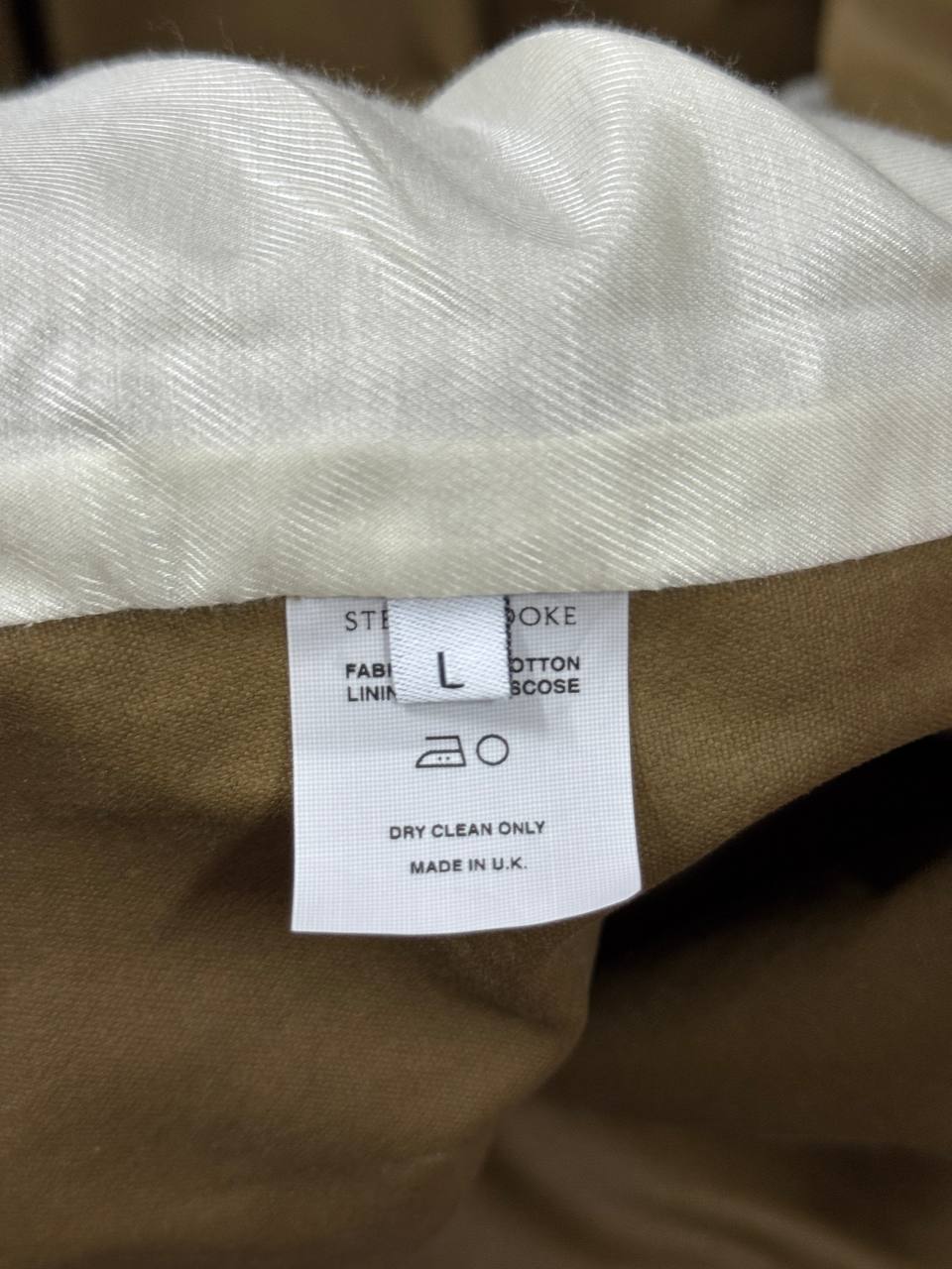 SS24 Stefan Cooke "Away" Short Waxed Coat