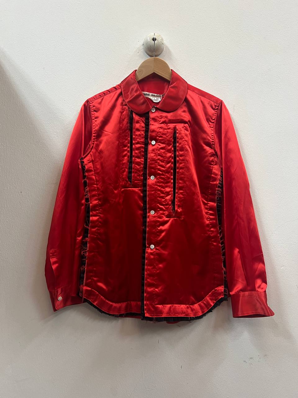 AW18 Comme Des Garcons Frill Distressed Shirt