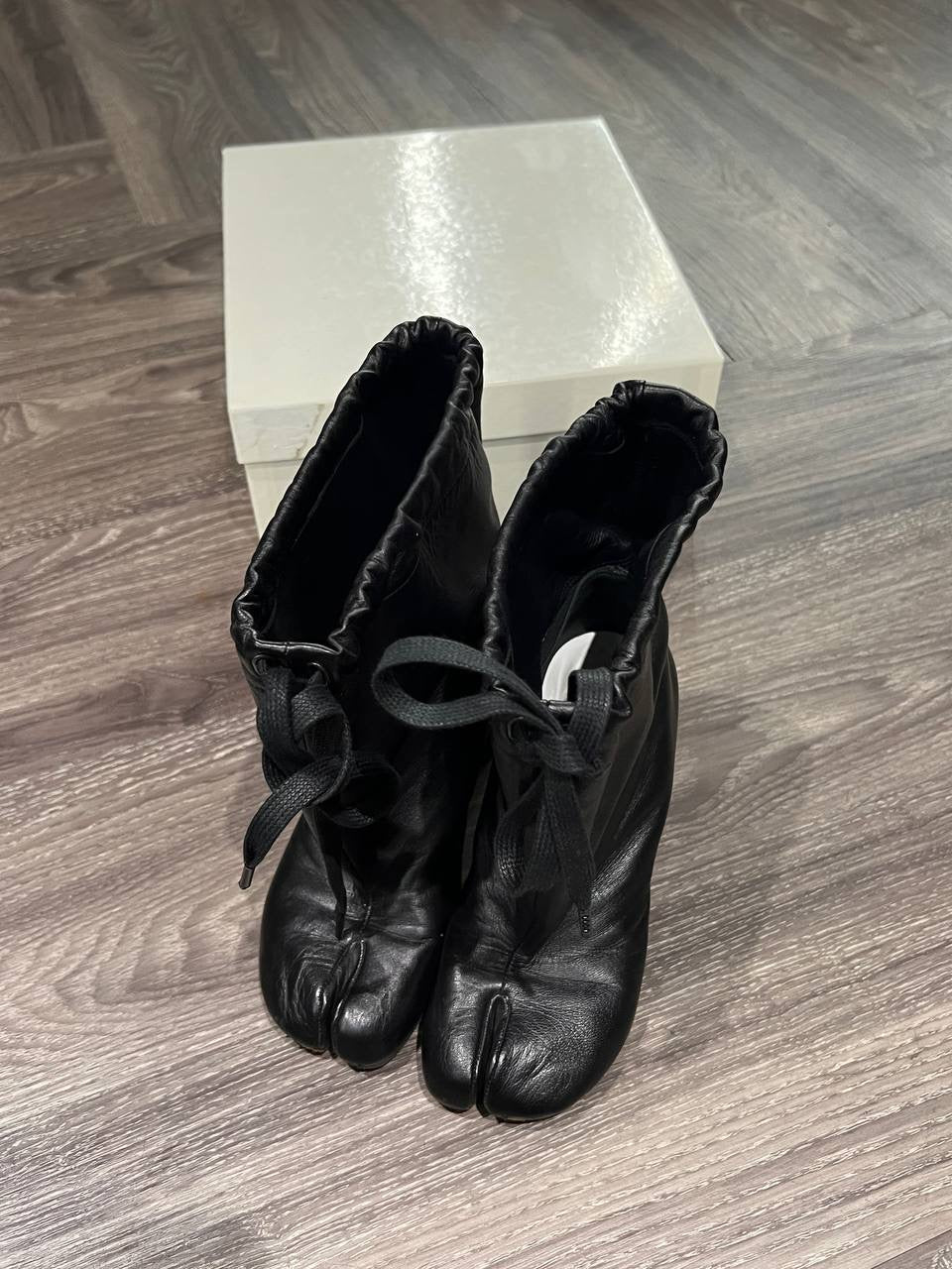 AW17 Maison Margiela Drawstring Balloon Tabi Boots