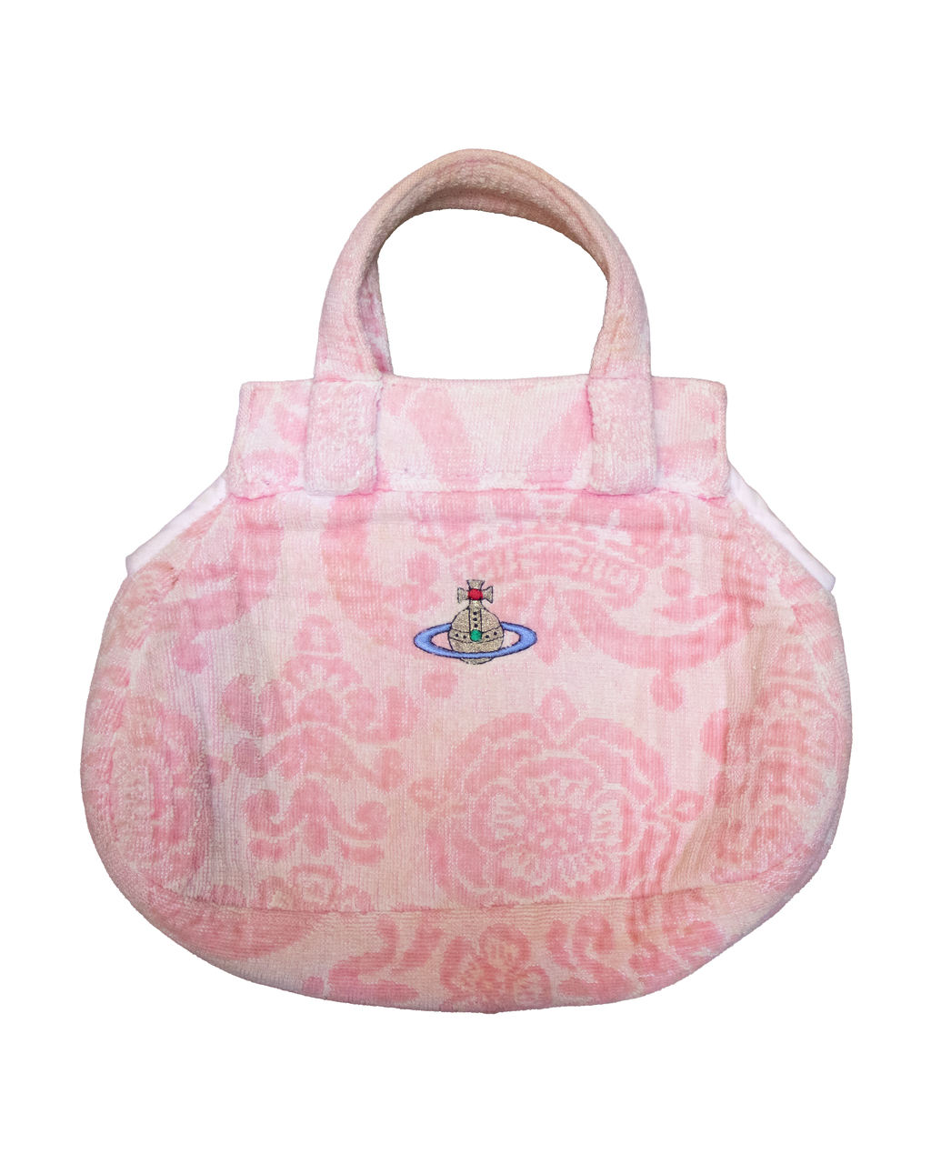 90s Vivienne Westwood Terry Cloth Crown Mini Bag