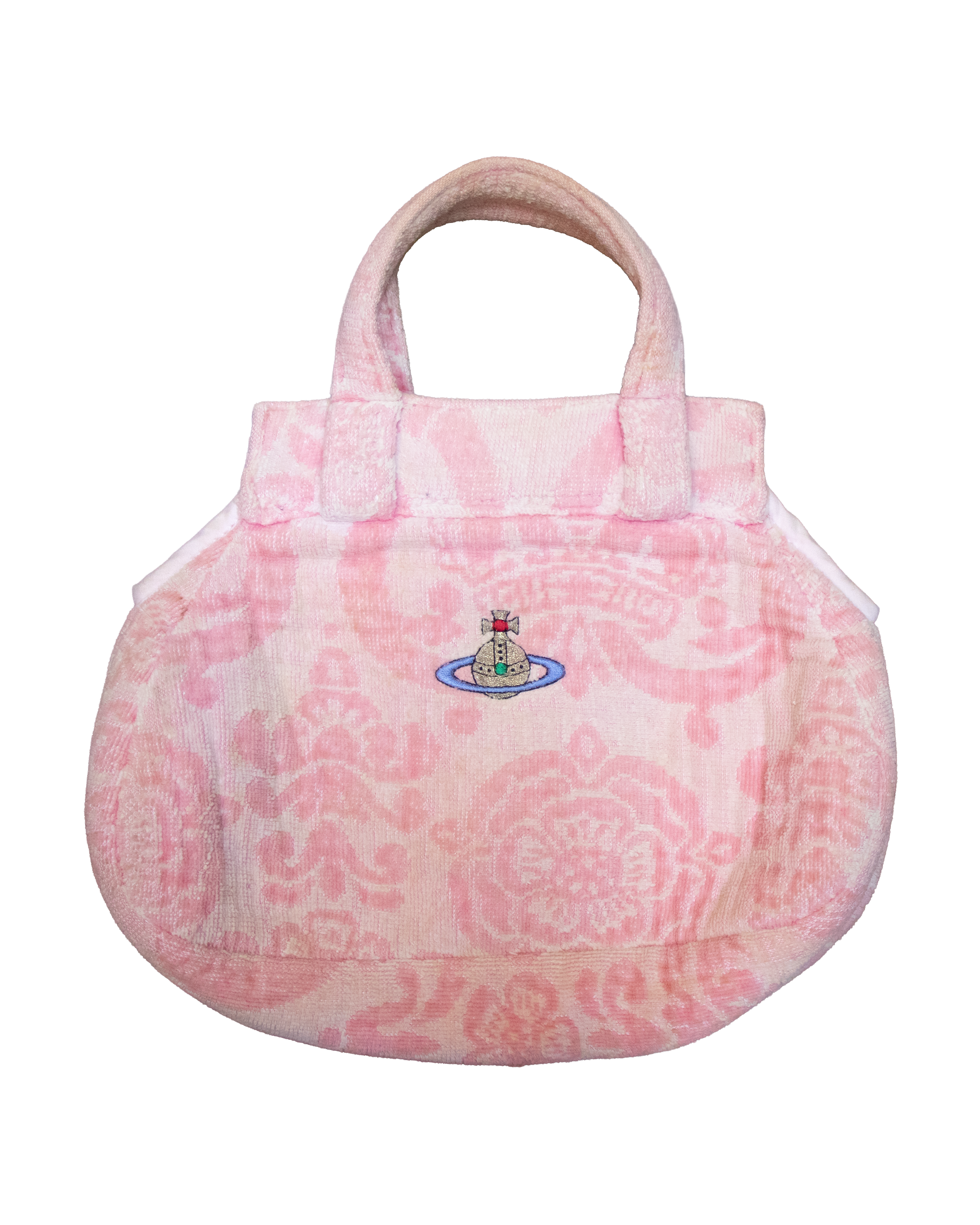 90s Vivienne Westwood Terry Cloth Crown Mini Bag