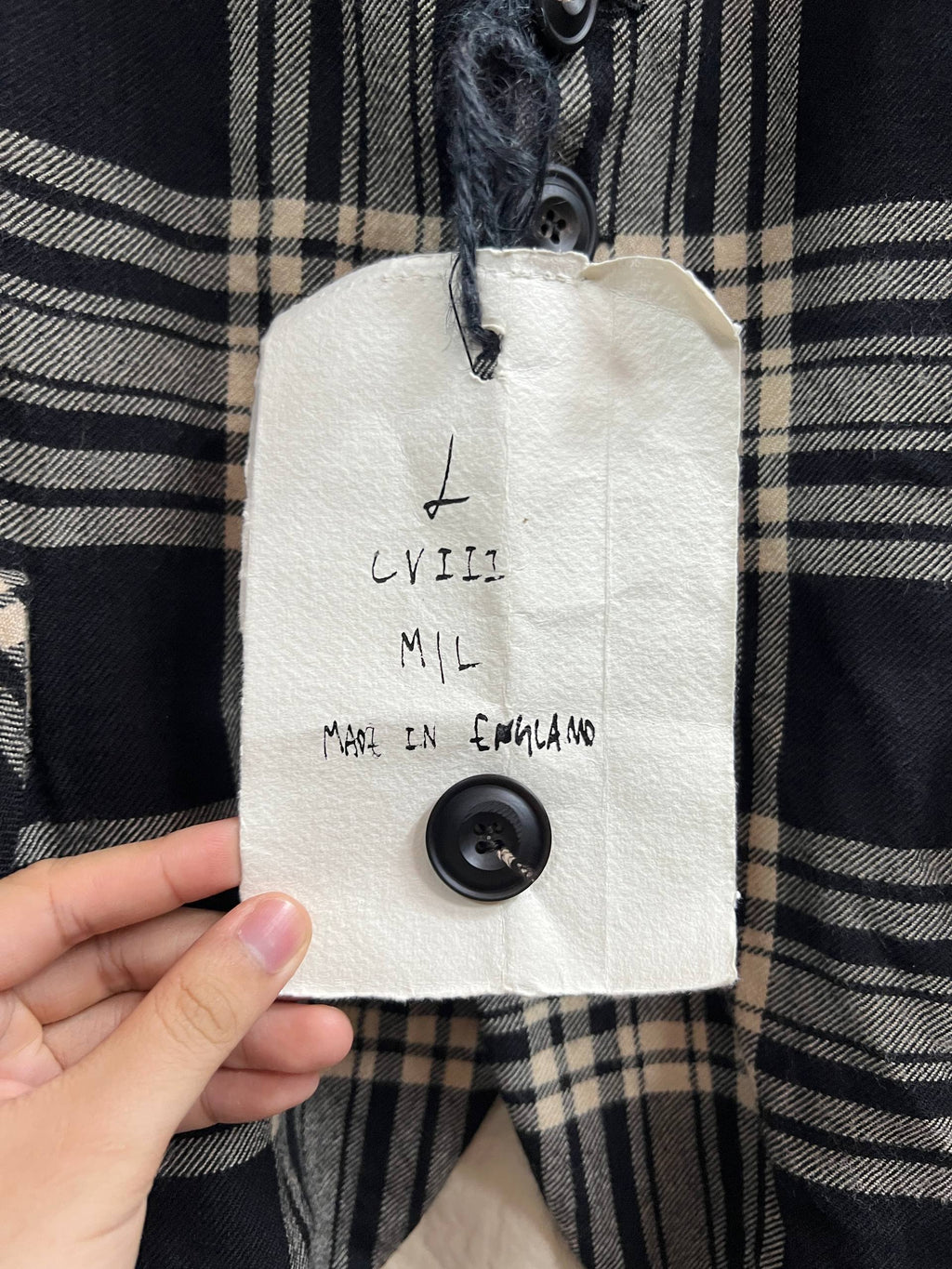 AW20 John Alexander Skelton Tea Dyed Plaid Jacket