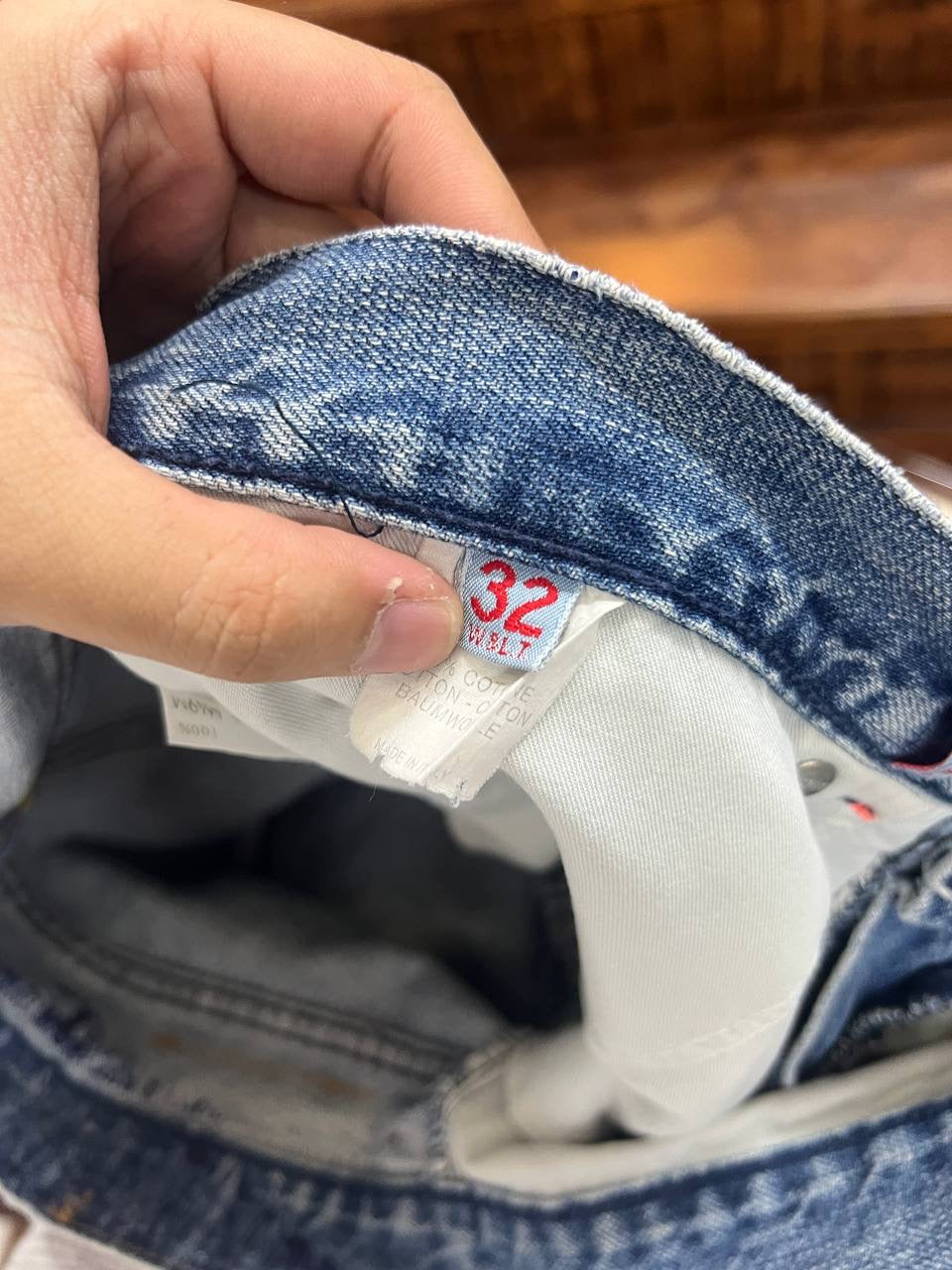 AW97 W&LT Walter Van Beirendonck Pen Scribble Denim