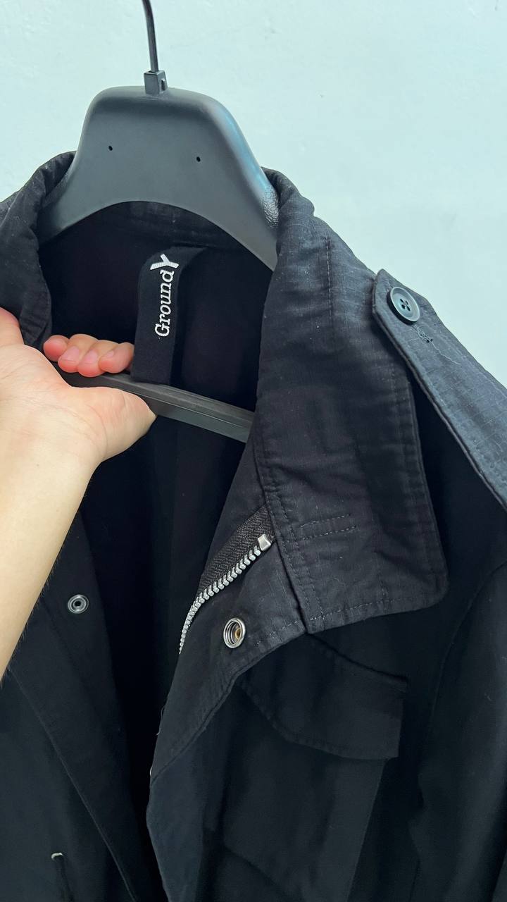 FW21 Yohji Yamamoto GroundY Military Long Coat