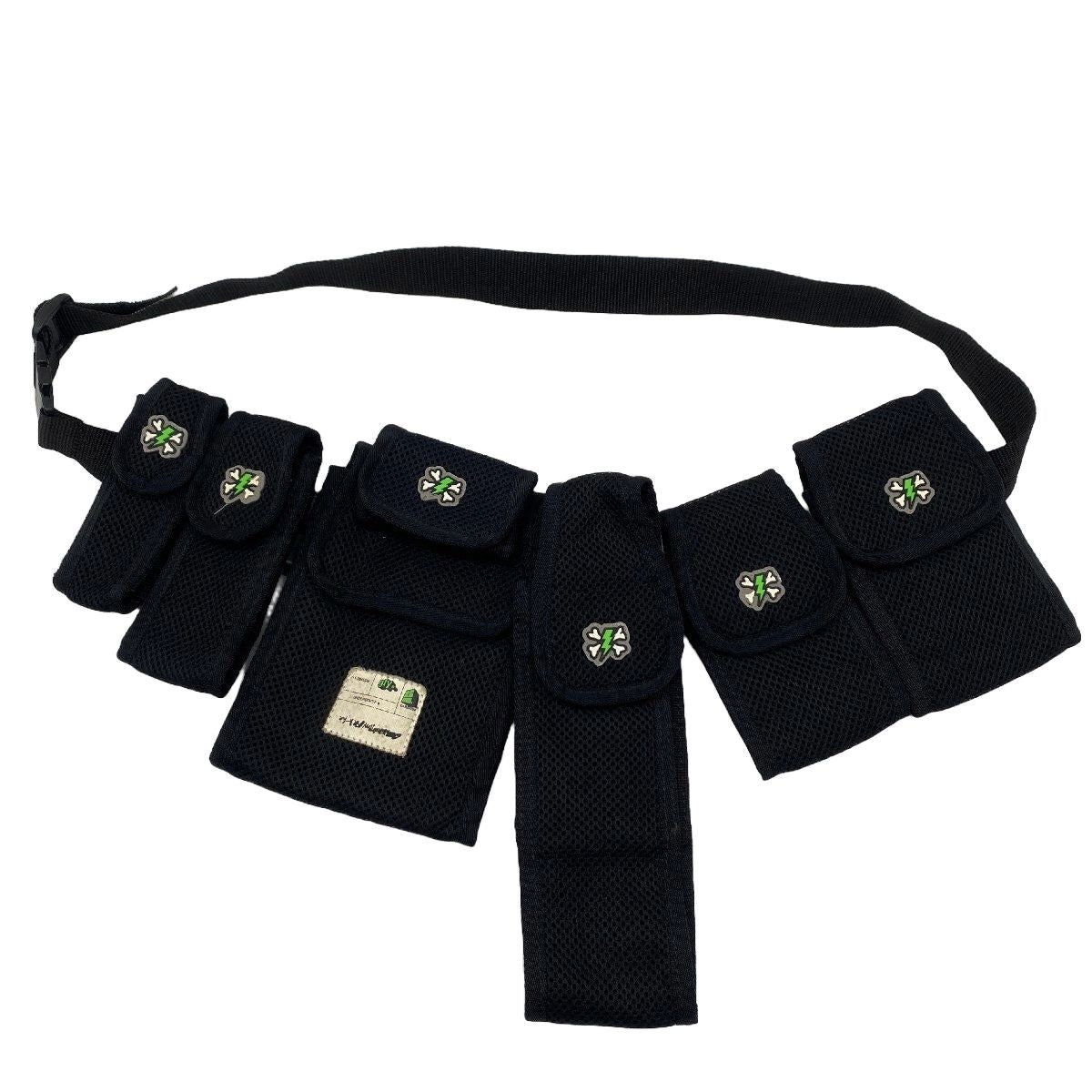 SS01 Undercover Interlocking Panels Black Utility Bandolier Belt