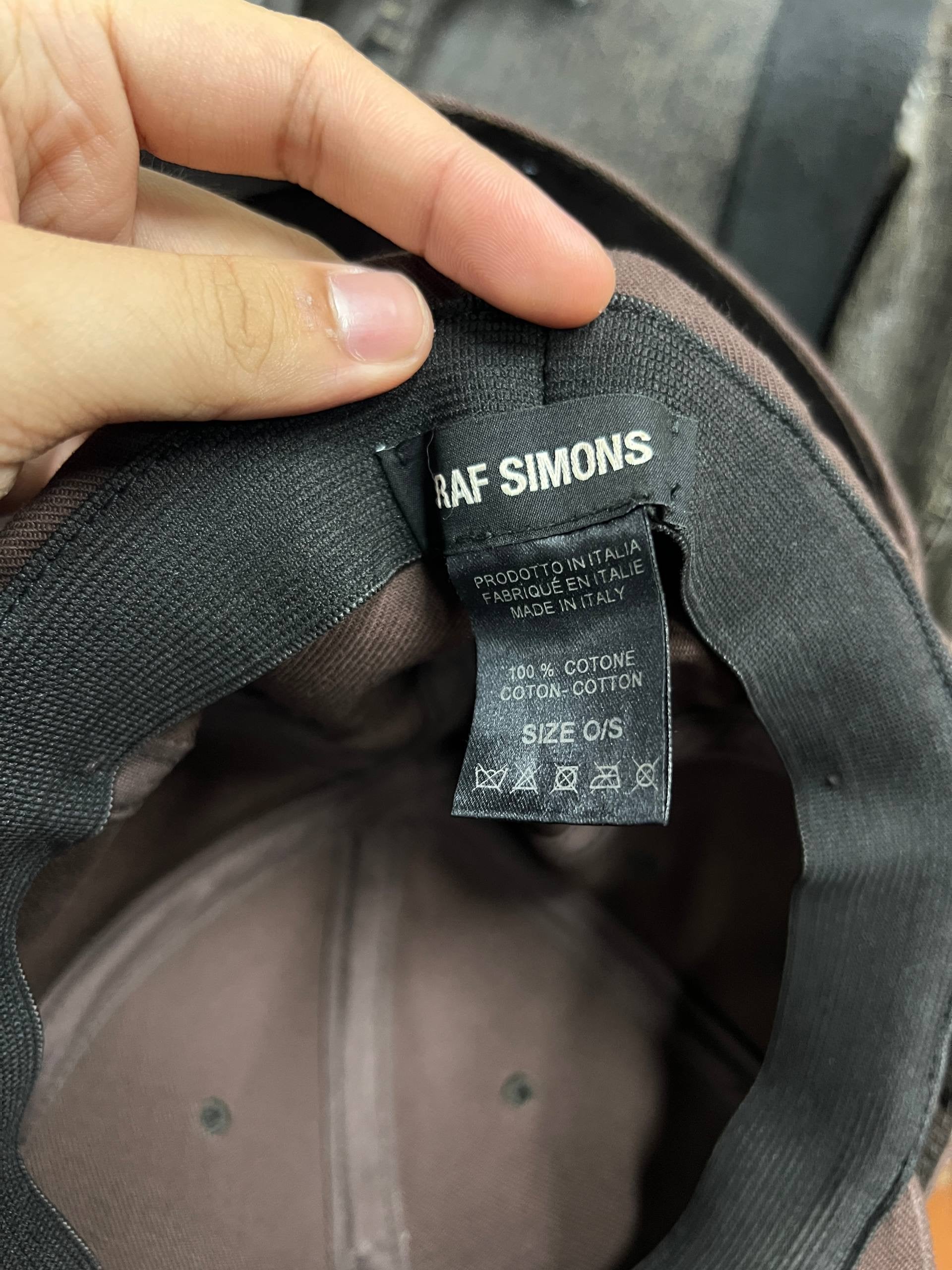 AW19 Raf Simons Double Layer Baseball Cap