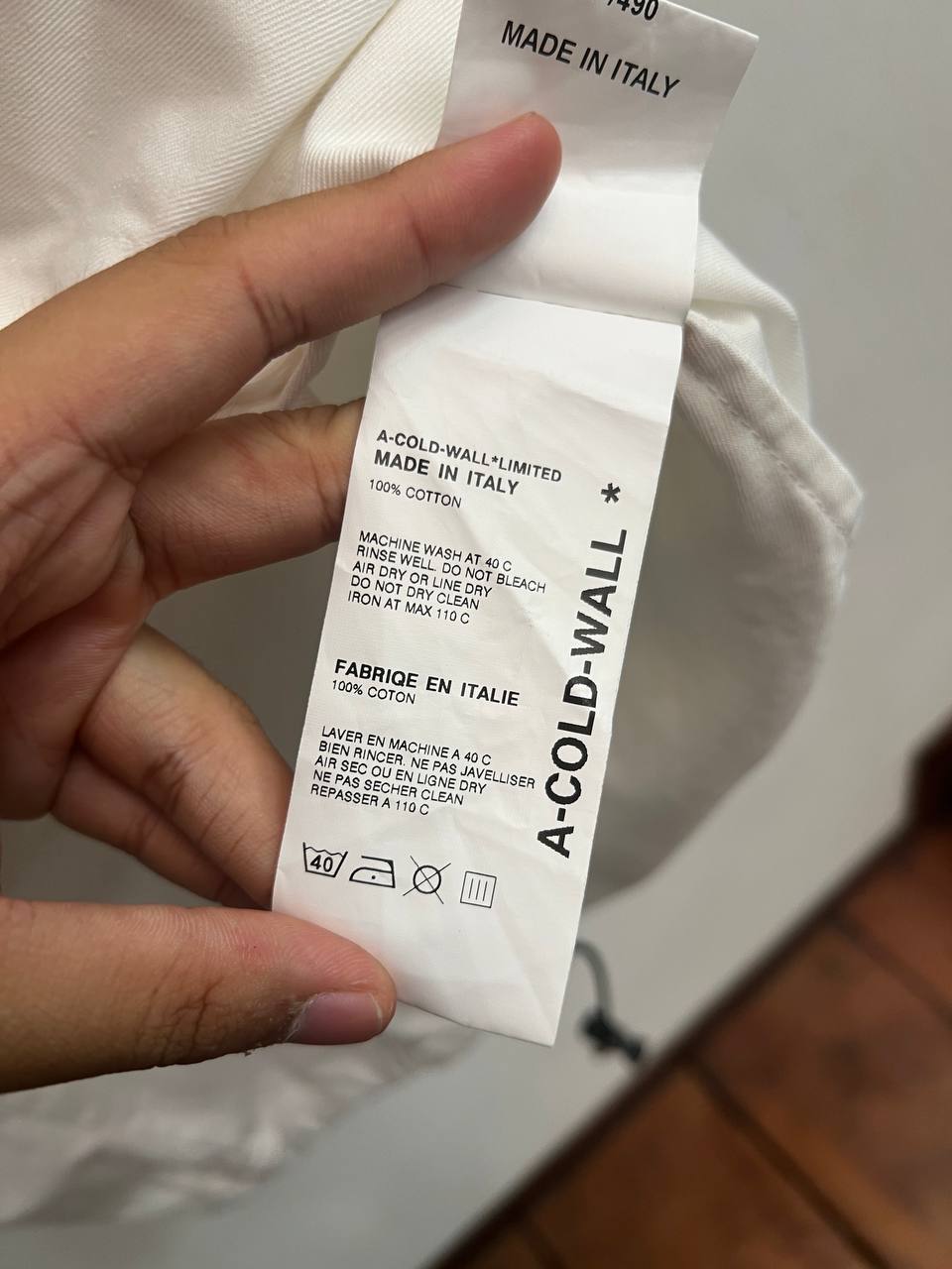 AW18 A Cold Wall Long Lab Coat