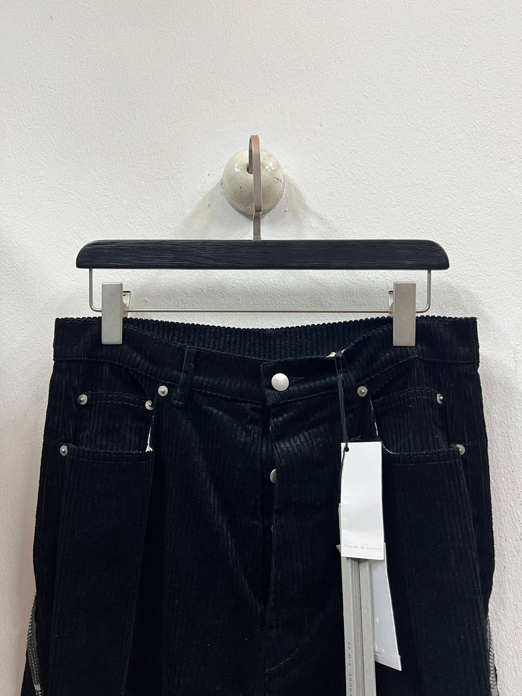 AW22 Rick Owens "Strobe" Corduroy Bolan Banana Cut Pants