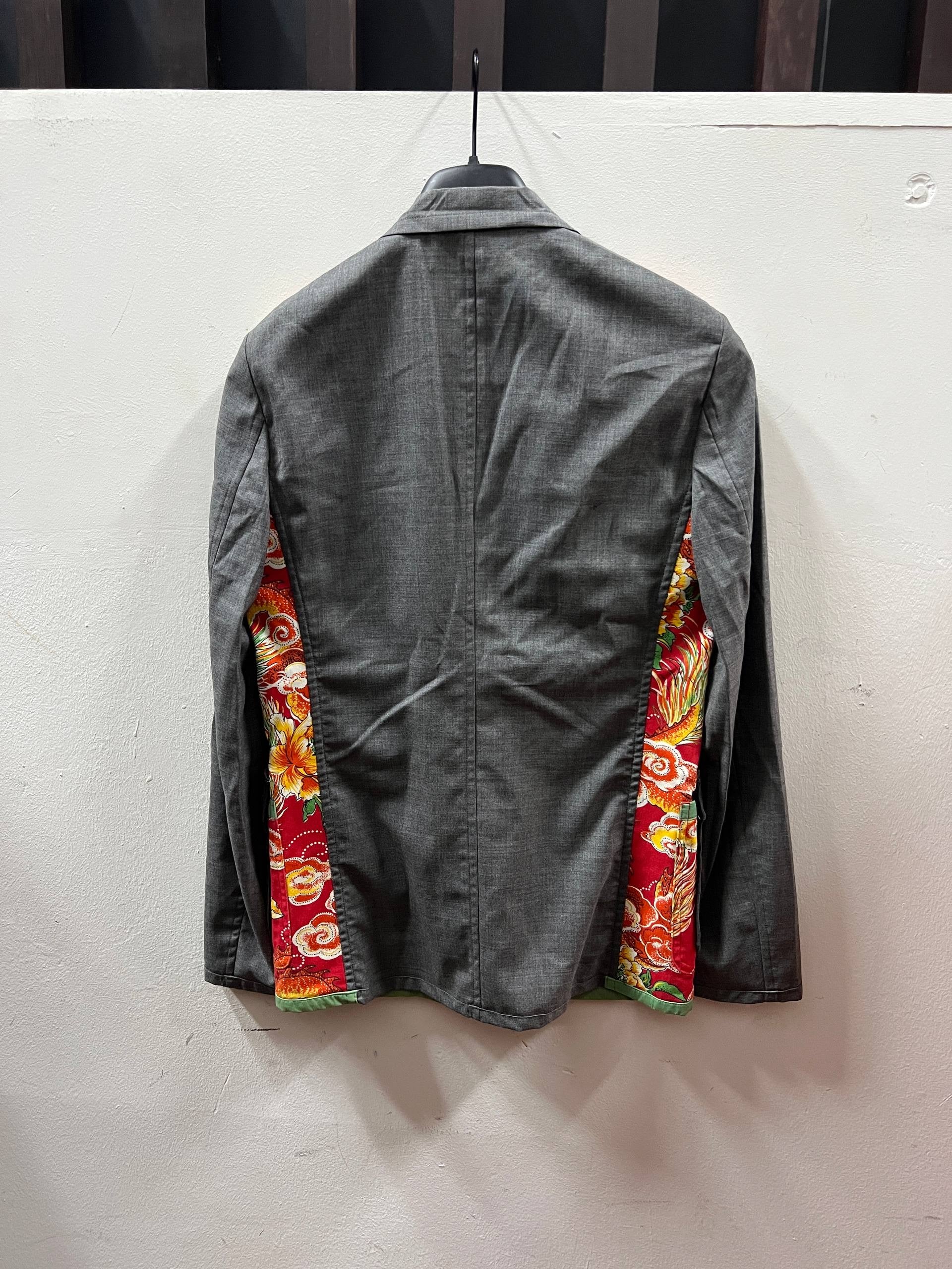 SS10 Comme Des Garcons Homme Plus "Random Collage" Reconstructed Patchwork Jacket