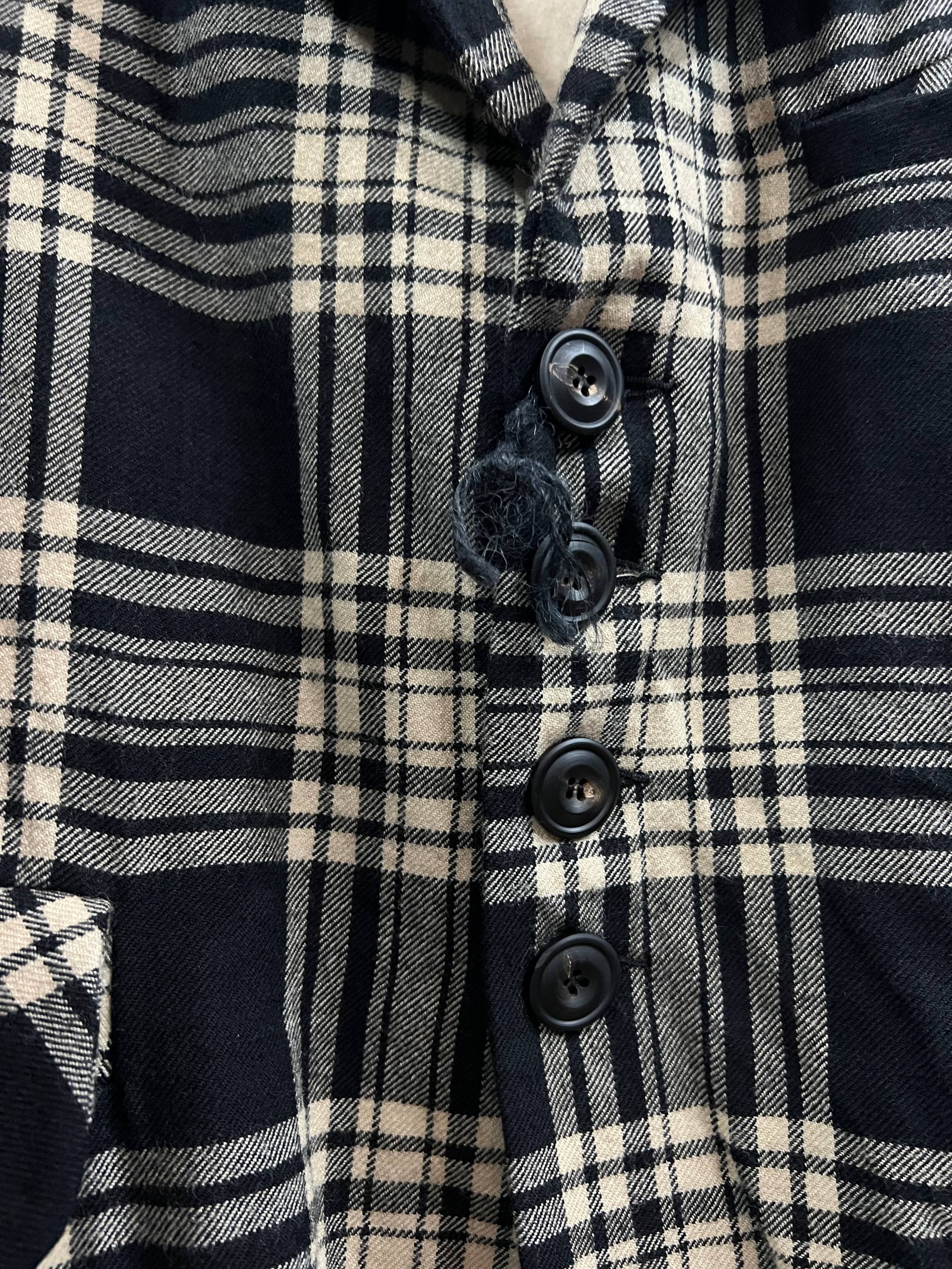 AW20 John Alexander Skelton Tea Dyed Plaid Jacket