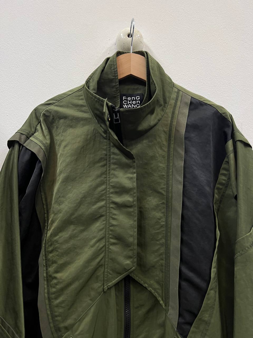 AW20 Feng Chen Wang Panelled Nylon Jacket