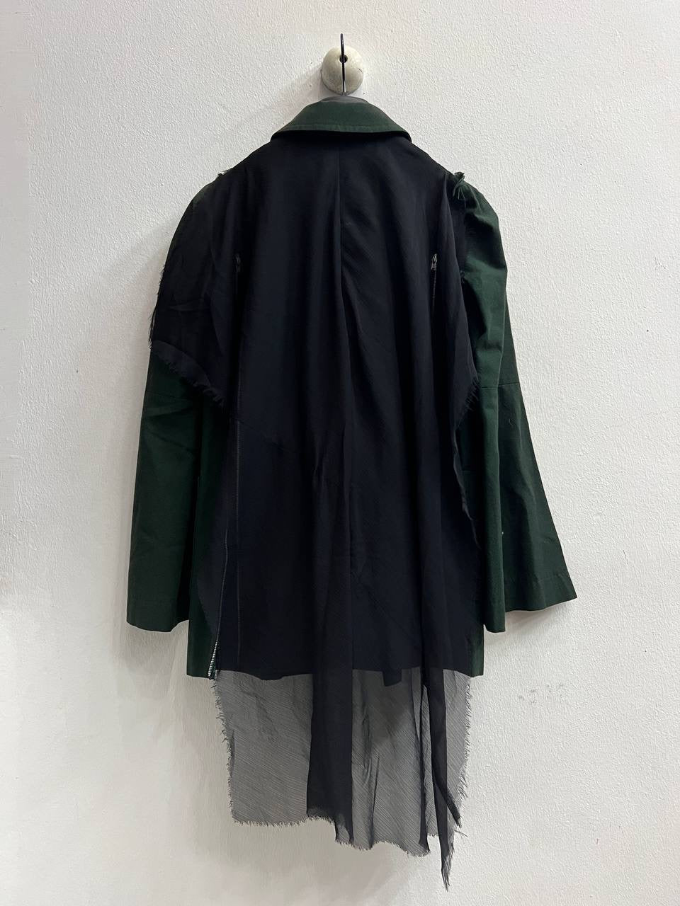 SAMPLE AW02 Undercover Witches Cell Division Backzip Peacoat